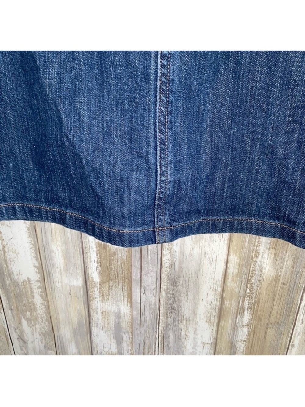 L. L. Bean Favorite Fit Denim Skirt - Picture 7 of 7